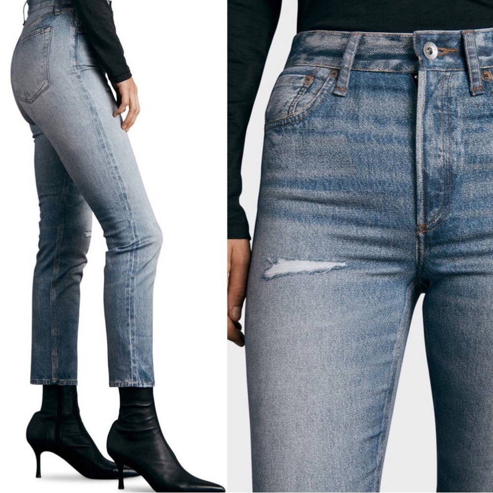 RARE! ✨NEW✨ BNWT! Rag & Bone Liquid Miramar Wren “jeans” in 23/XXS! - Picture 13 of 13